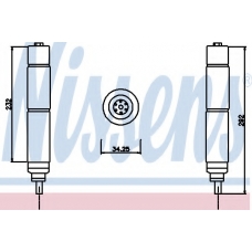95336 NISSENS Осушитель, кондиционер
