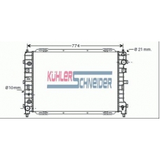 1800251 KUHLER SCHNEIDER Радиатор, охлаждение двигател