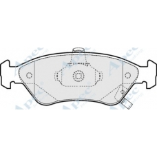 PAD1083 APEC Комплект тормозных колодок, дисковый тормоз