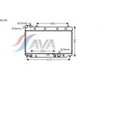 HD2195 AVA Радиатор, охлаждение двигателя