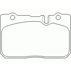 MDB1942 MINTEX Комплект тормозных колодок, дисковый тормоз