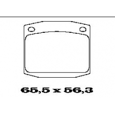 BL1068A1 FTE Колодки тормозные
