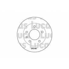 DF2790 TRW Тормозной диск