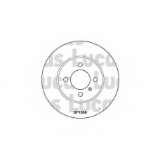 DF1569 TRW Тормозной диск