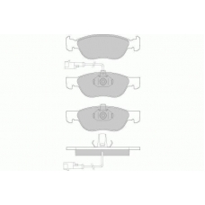 13046070652-SET-MS MASTER-SPORT Комплект тормозных колодок, дисковый тормоз