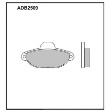 ADB2509 Allied Nippon Тормозные колодки