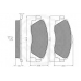 10491 OPTIMAL Комплект тормозных колодок, дисковый тормоз