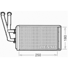 DRR09100 DENSO Теплообменник, отопление салона