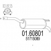 01.60801 MTS Глушитель выхлопных газов конечный