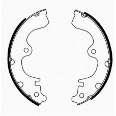 J GF-236AF JAPANPARTS Комплект тормозных колодок