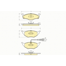 6114745 GIRLING Комплект тормозных колодок, дисковый тормоз
