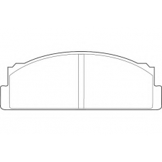WBP20073A WAGNER LOCKHEED Комплект тормозных колодок, дисковый тормоз