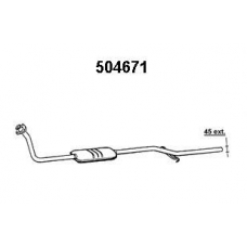 350750467100 MAGNETI MARELLI Выпускной трубопровод