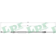 C0100B LPR Трос, стояночная тормозная система