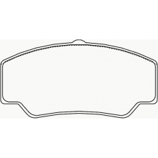 MDB1341 MINTEX Комплект тормозных колодок, дисковый тормоз