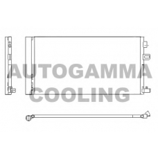 107515 AUTOGAMMA Конденсатор, кондиционер