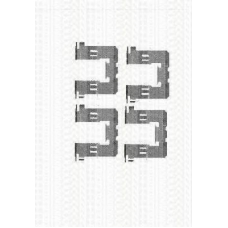 8105 141599 TRISCAN Комплектующие, колодки дискового тормоза