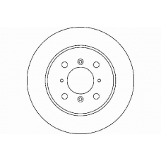 MDC1297 MINTEX Тормозной диск