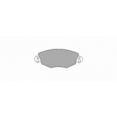 797 SIMER Комплект тормозных колодок, дисковый тормоз