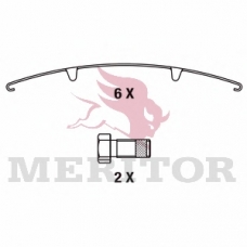 MDP3030K MERITOR Комплект тормозных колодок, дисковый тормоз