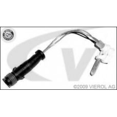 V30-72-0593 VEMO/VAICO Сигнализатор, износ тормозных колодок