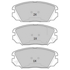 FBP-1806 FREMAX Комплект тормозных колодок, дисковый тормоз