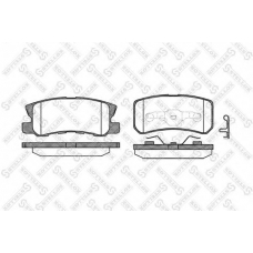 814 002B-SX STELLOX Комплект тормозных колодок, дисковый тормоз