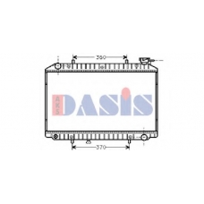 070230N AKS DASIS Радиатор, охлаждение двигателя