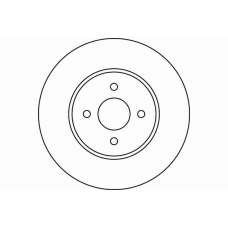 MDC1559 MINTEX Тормозной диск