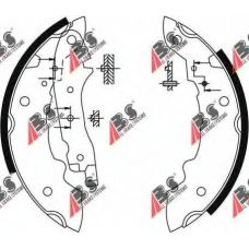 8407 ABS Комплект тормозных колодок