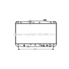 TO2186 Prasco Радиатор, охлаждение двигателя