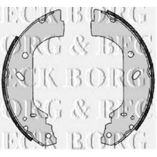 BBS6265 BORG & BECK Комплект тормозных колодок