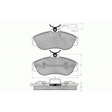 7.488 PEX Комплект тормозных колодок, дисковый тормоз