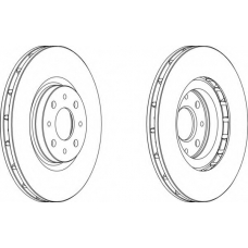 DDF1122-1 FERODO Тормозной диск