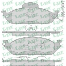 05P983 LPR Комплект тормозных колодок, дисковый тормоз