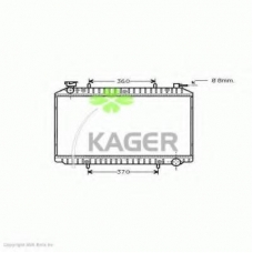 31-0271 KAGER Радиатор, охлаждение двигателя