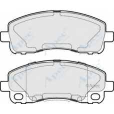 PAD1691 APEC Комплект тормозных колодок, дисковый тормоз