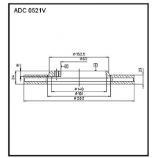 ADC 0521V Allied Nippon Гидравлические цилиндры