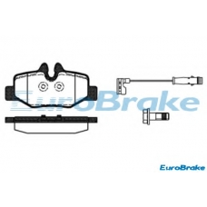 5501223352 EUROBRAKE Комплект тормозных колодок, дисковый тормоз