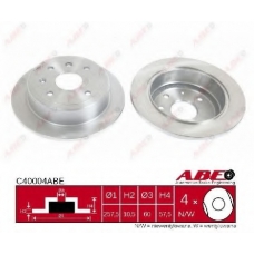 C40004ABE ABE Тормозной диск