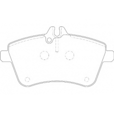 WBP23881A WAGNER LOCKHEED Комплект тормозных колодок, дисковый тормоз