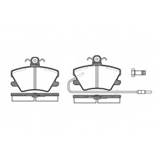 P3413.02 WOKING Комплект тормозных колодок, дисковый тормоз
