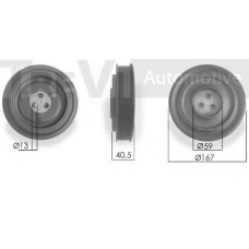 PC1107 TREVI AUTOMOTIVE Ременный шкив, коленчатый вал
