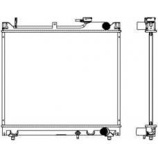 3431-1008 SAKURA  Automotive Радиатор, охлаждение двигателя