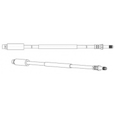 512821 KAWE Тормозной шланг