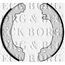 BBS6288 BORG & BECK Комплект тормозных колодок
