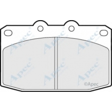 PAD699 APEC Комплект тормозных колодок, дисковый тормоз