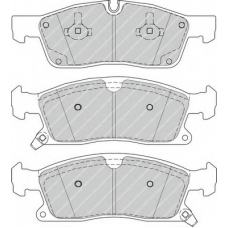 FDB4403 FERODO Комплект тормозных колодок, дисковый тормоз