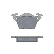SP 302 SCT Комплект тормозных колодок, дисковый тормоз