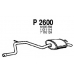 P2600 FENNO Глушитель выхлопных газов конечный